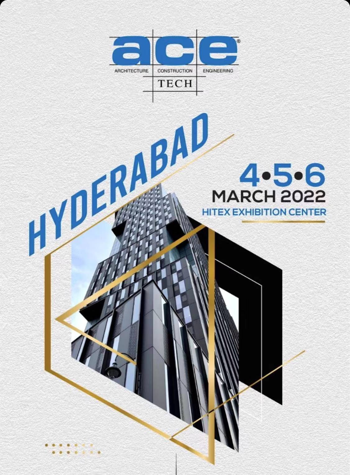 2022.03.04-03.06 Hitex Exhibition Center, India, Acetech Hyderabad